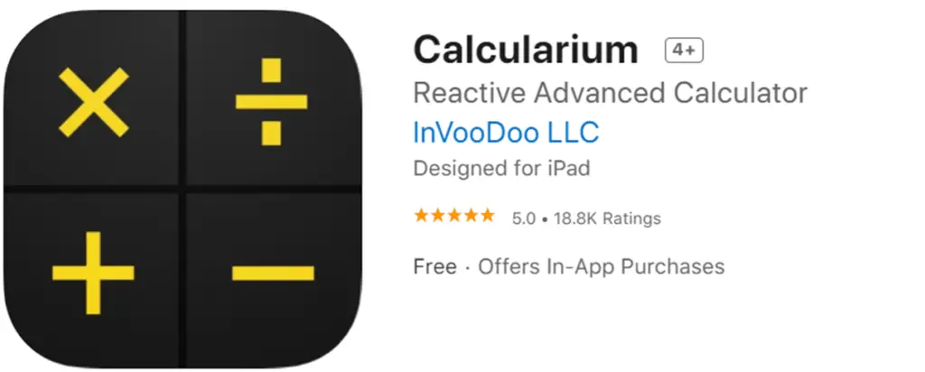 Calcularium icon and name