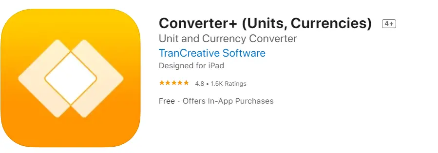 Converter plus banner