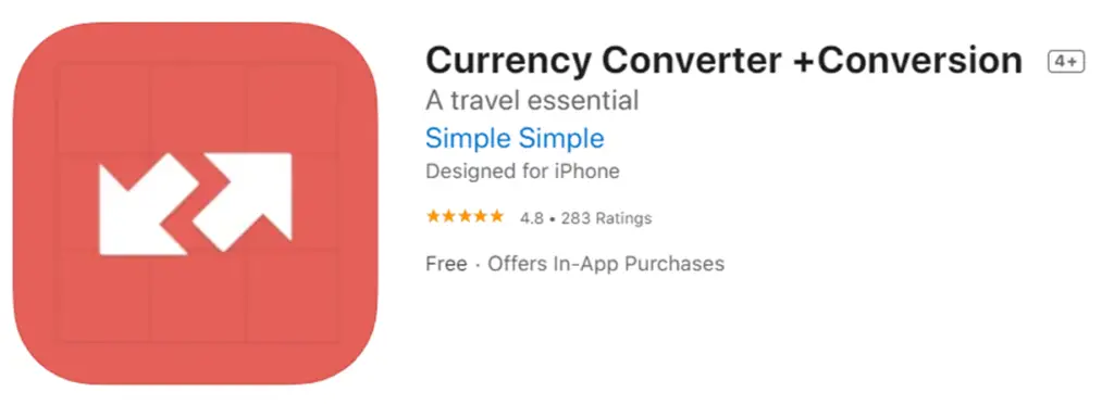 Currency Converter plus Conversion banner