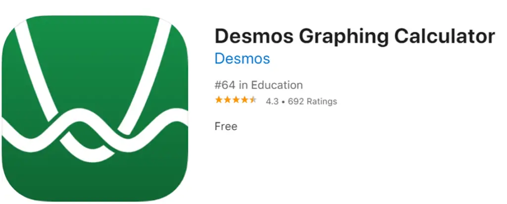 Desmos Graphing Calculator icon and name