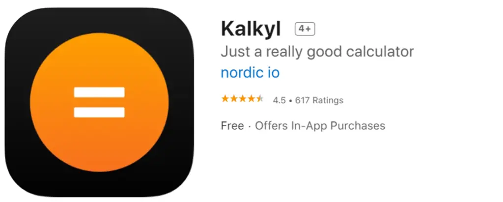 Kalkyl icon and name