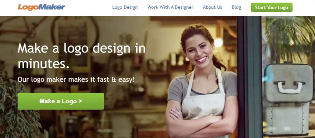Logo Maker homepage