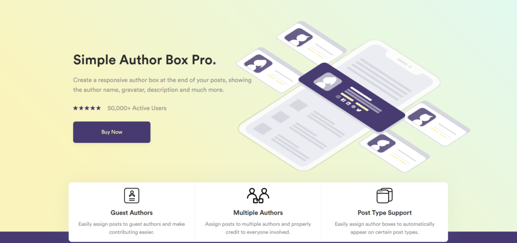 Simple Author Box homepage