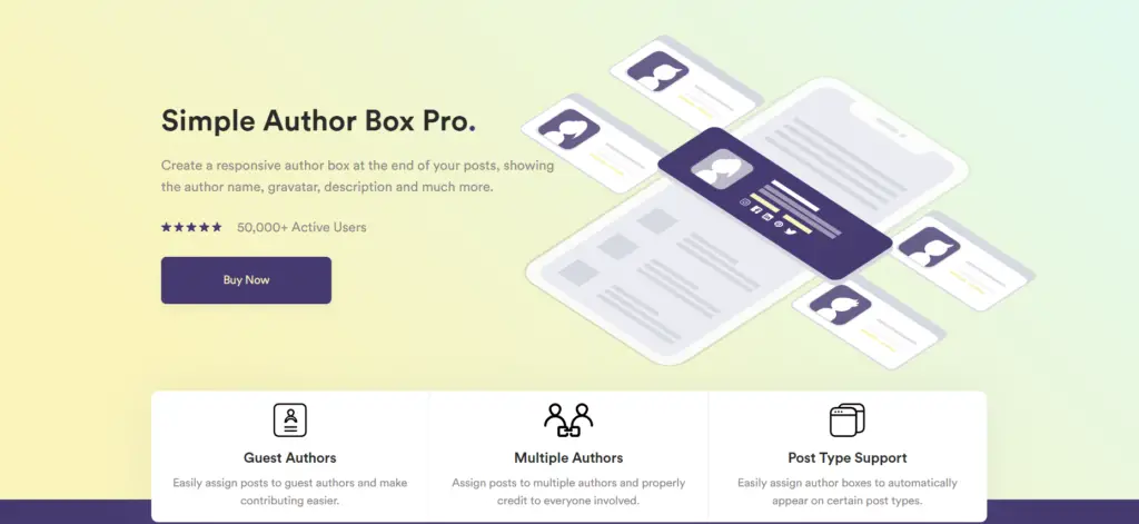 Simple Author Box homepage