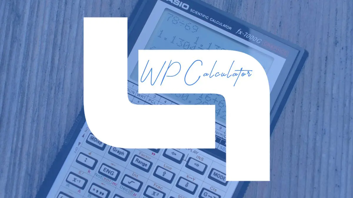 WP calculator