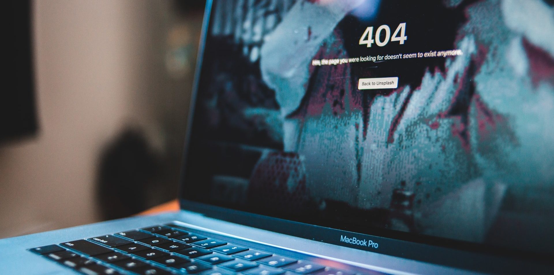 Image of error on screen