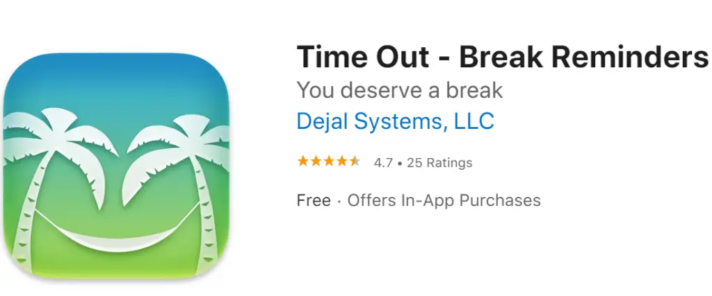 Time Out icon and name 