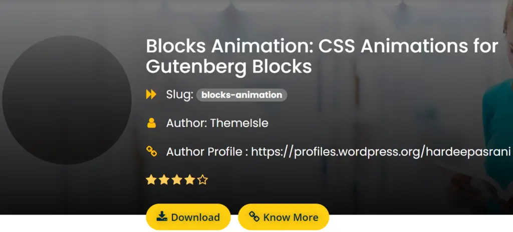 Block Animation on FreeWP