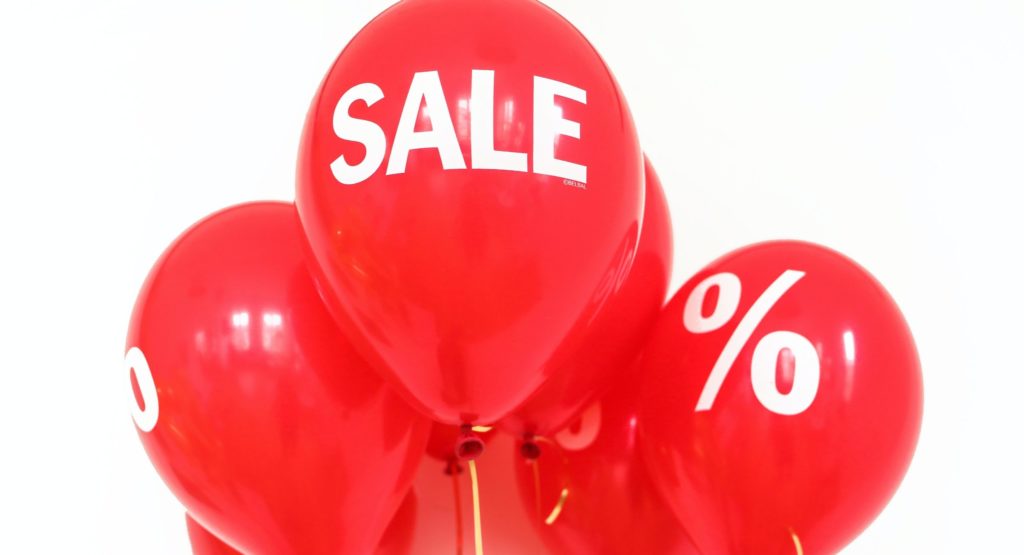Sale on balloons 