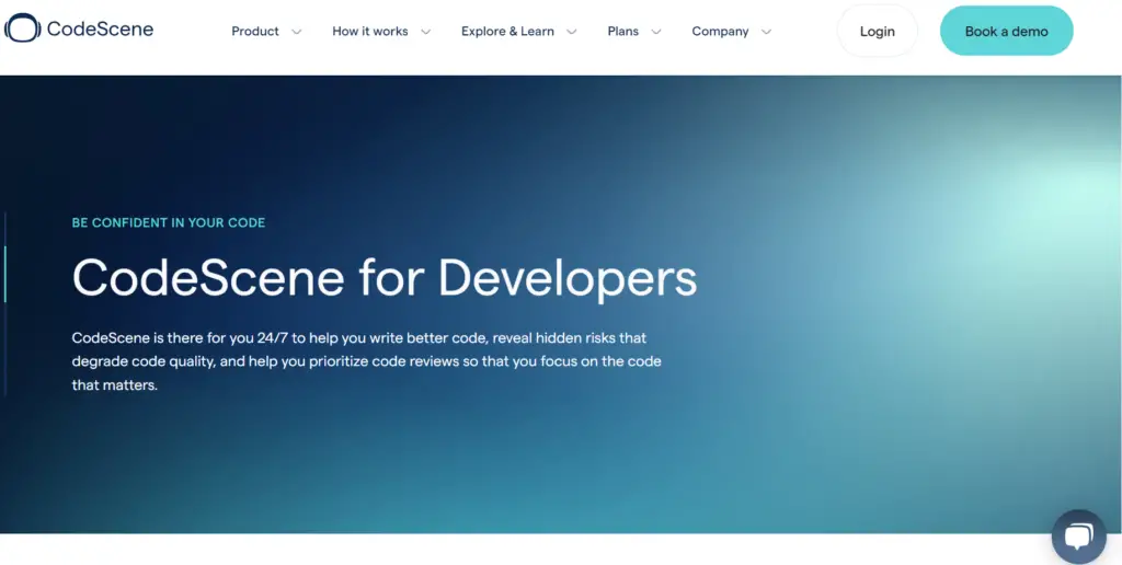 CodeScene homepage