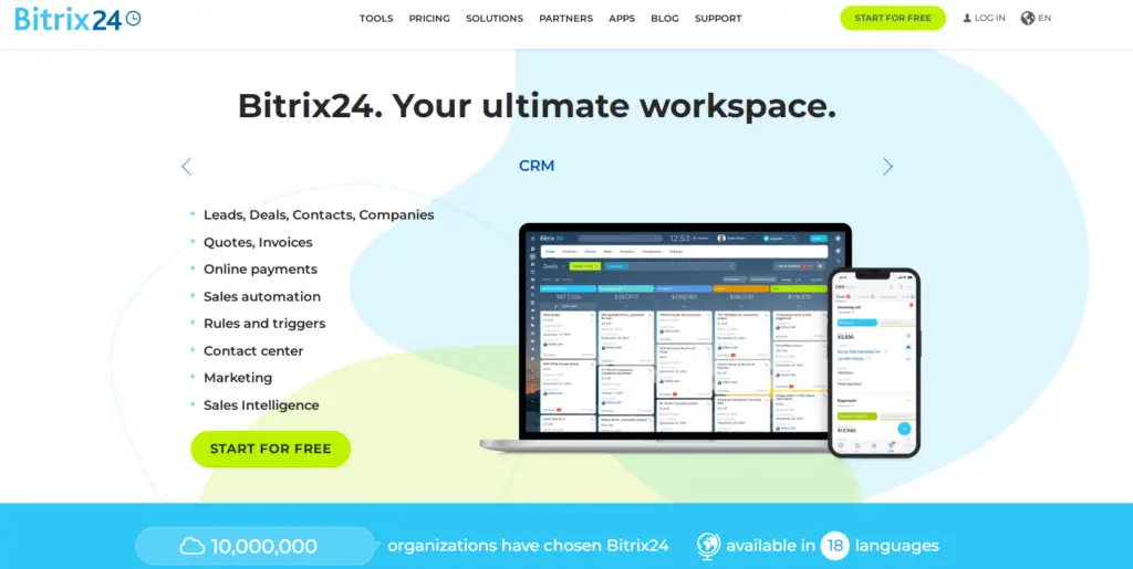 Bitrix homepage