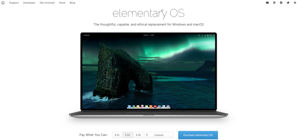 Elementary OS website