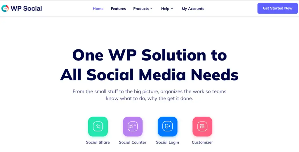 Wp Social website